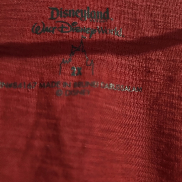 Disneyland Walt Disney World Plus Sequined Mickey Mouse Graphic Long Sleeve 2X - Picture 2 of 4